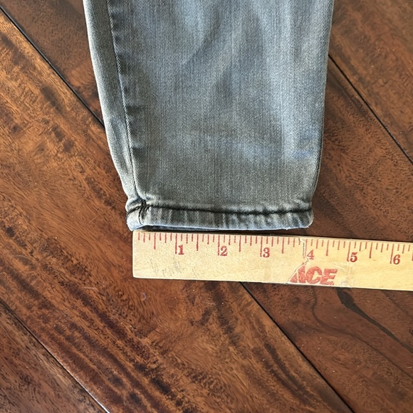 Pistola | Audrey moto skinny jeans low rise washed black denim ribbed knees - Picture 4 of 13